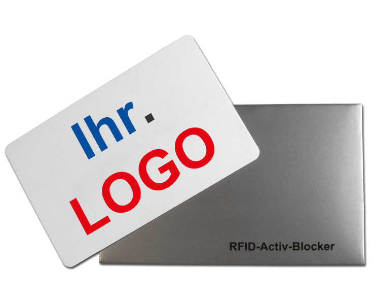 RFID-Active Blocker Card als bedruckter Werbeartikel
