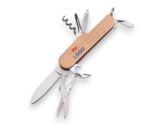 Pocket-Knife Holz-Design ...mit Logo bedrucken