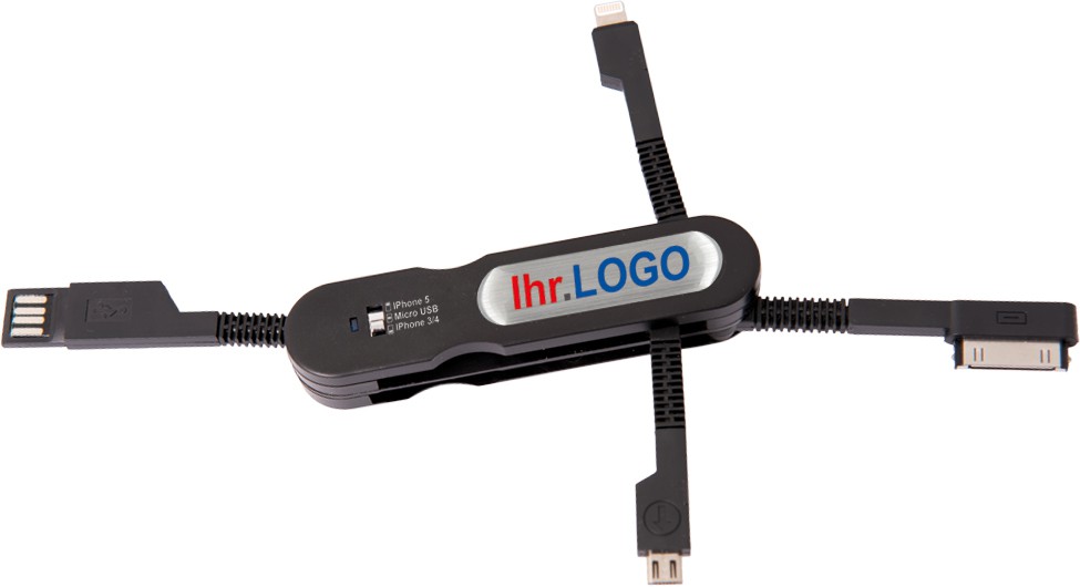 Multi USB Kabel Set V2 mit Ihrem Logo