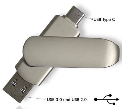 USB Stick Dual 64 GB